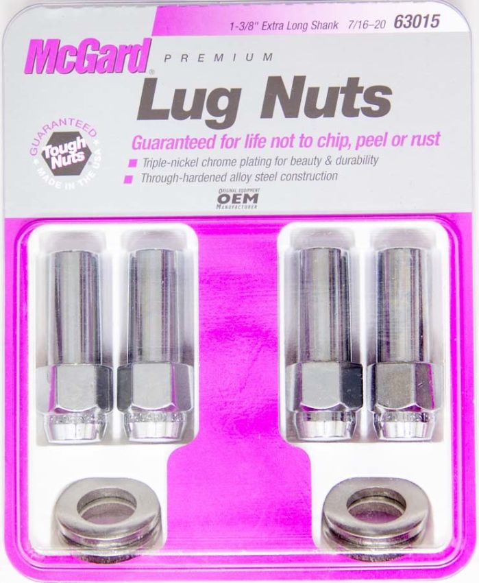 McGard (63015 7/16 CD/4 MCG XL MAG LUGS)