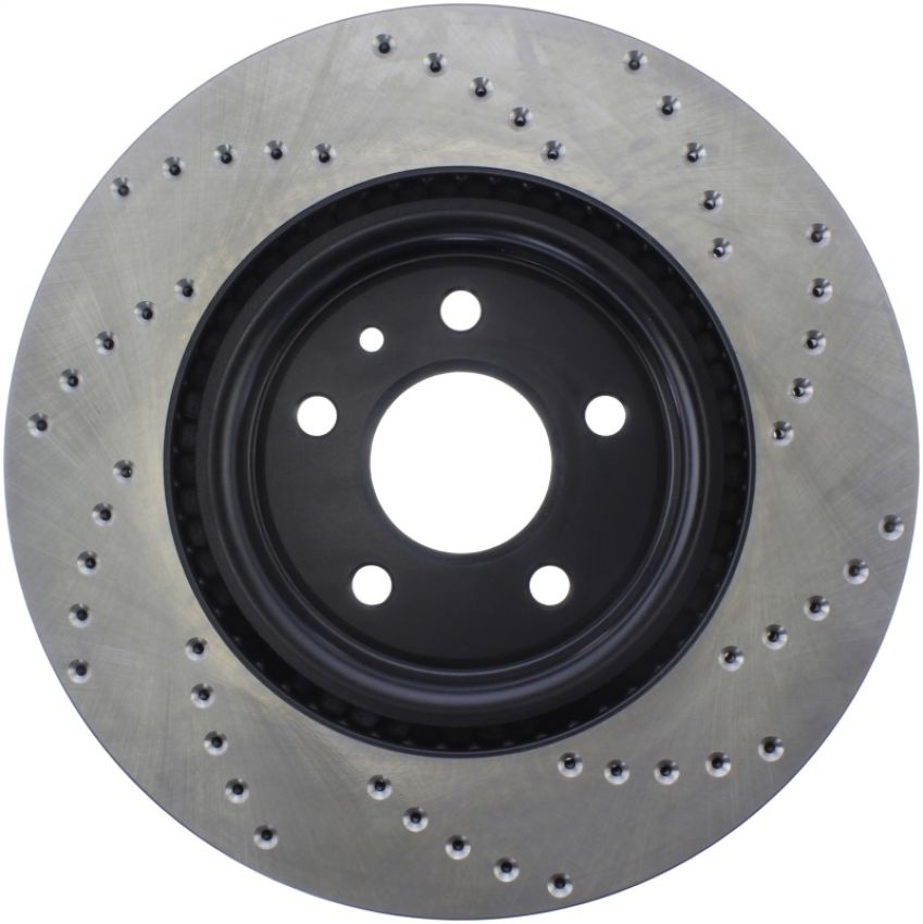 Stoptech 128.61102R Drilled Sport Brake Rotor