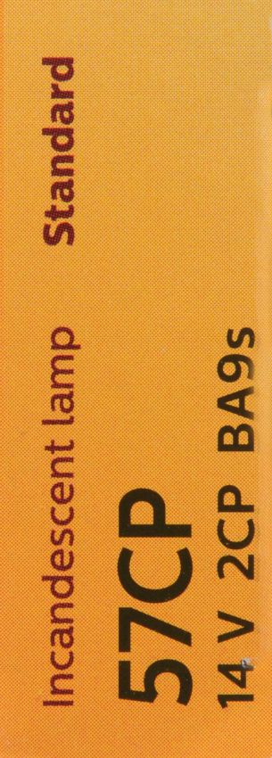 Philips 57CP Philips Standard Miniature 57 Pack of 10