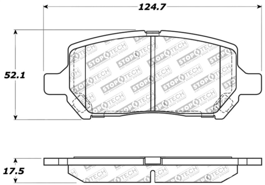 Stoptech 309.09560 Performance Brake Pads