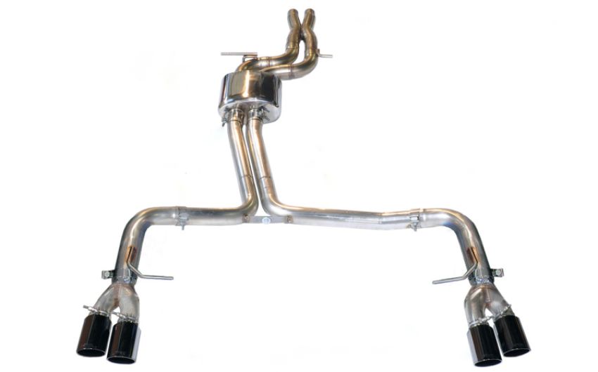 AWE Tuning 3010-43046 Audi B8.5 S5 3.0T Track Edition Exhaust - Diamond Black Tips (102mm)