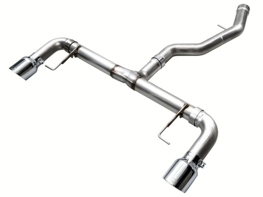 AWE Tuning 3020-32429 AWE 19-23 BMW 330i / 21-23 BMW 430i Base G2X Track Edition Axle Back Exhaust - Chrome Silver