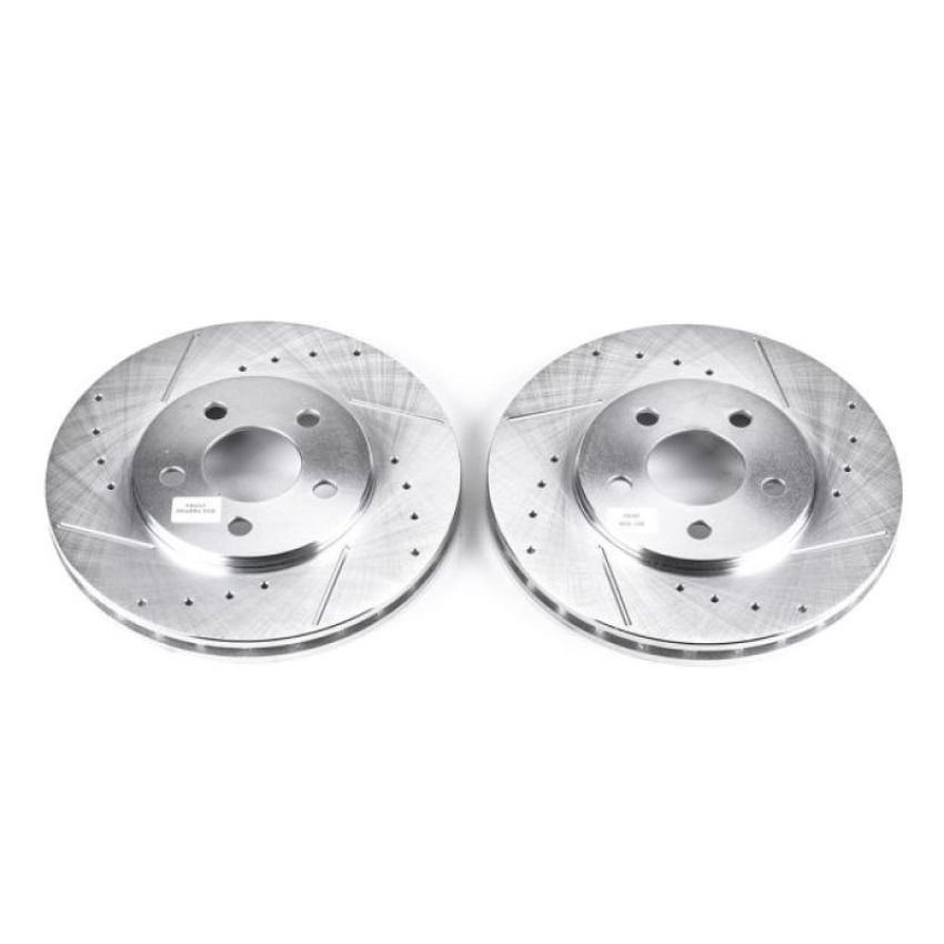 PowerStop AR8341XPR PowerStop Evolution Performance Drilled, Slotted & Plated Brake Rotor Pair