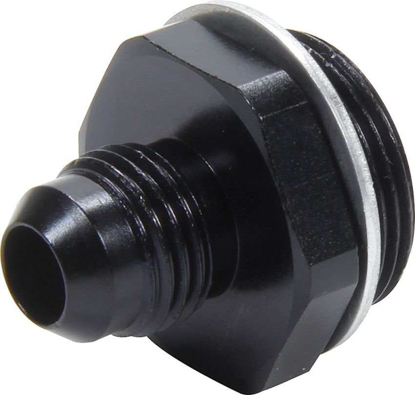 ALLSTAR PERFORMANCE ALL50896 Carb Fitting w/washer 7/8-20 to -6 Male Black