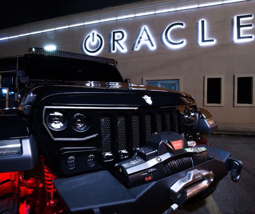 Oracle Lighting 5807-001 Black Series, 7D 22 in. 120W Dual Row LED Light Bar, 6000K