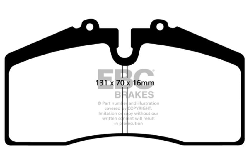 EBC Brakes DP31014C Redstuff Ceramic Low Dust Brake Pads