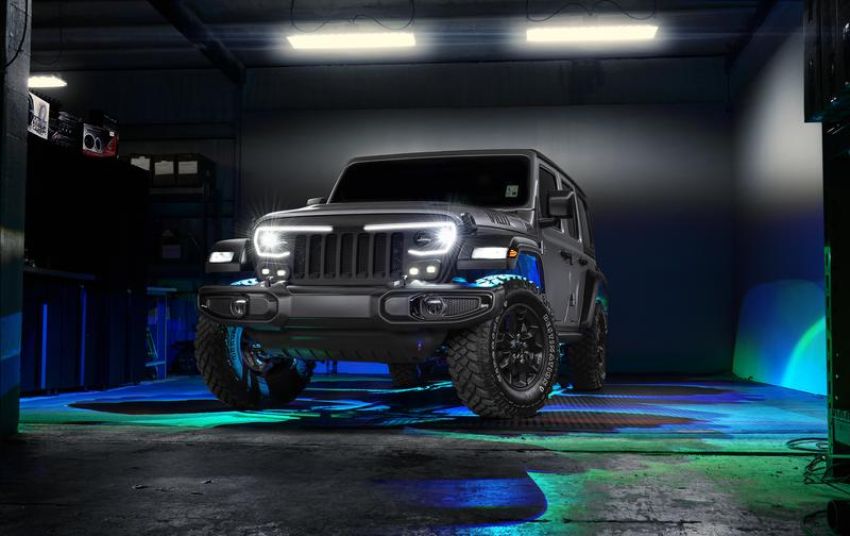 Oracle Lighting 5818-333 Bluetooth + RF ColorSHIFT Underbody Wheel Well Rock Light Kit - 4 PCS