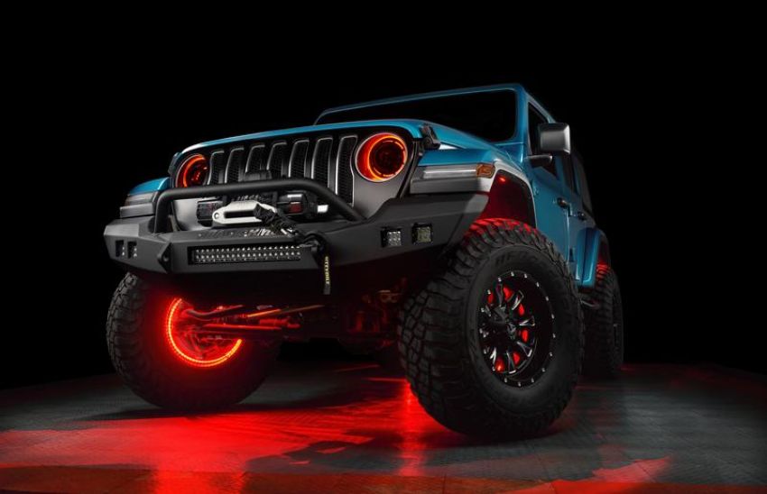 Oracle Lighting 5818-333 Bluetooth + RF ColorSHIFT Underbody Wheel Well Rock Light Kit - 4 PCS