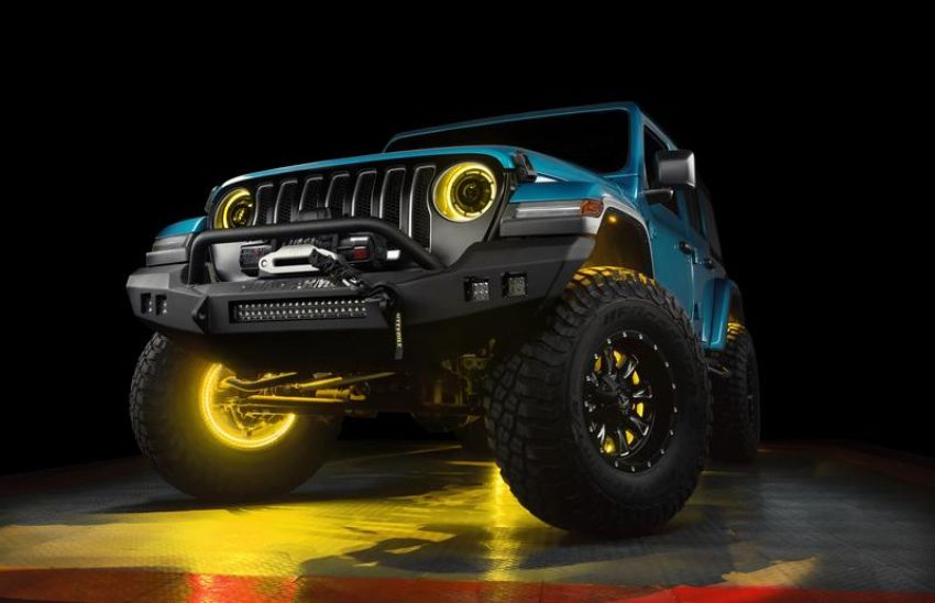 Oracle Lighting 5818-333 Bluetooth + RF ColorSHIFT Underbody Wheel Well Rock Light Kit - 4 PCS