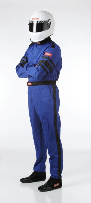Racequip 110023 Blue SFI-1 1-L Suit - Medium