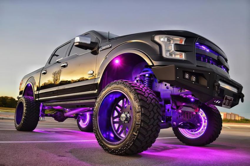 Oracle Lighting 5819-333 Bluetooth + RF ColorSHIFT Underbody Wheel Well Rock Light Kit - 8 PCS