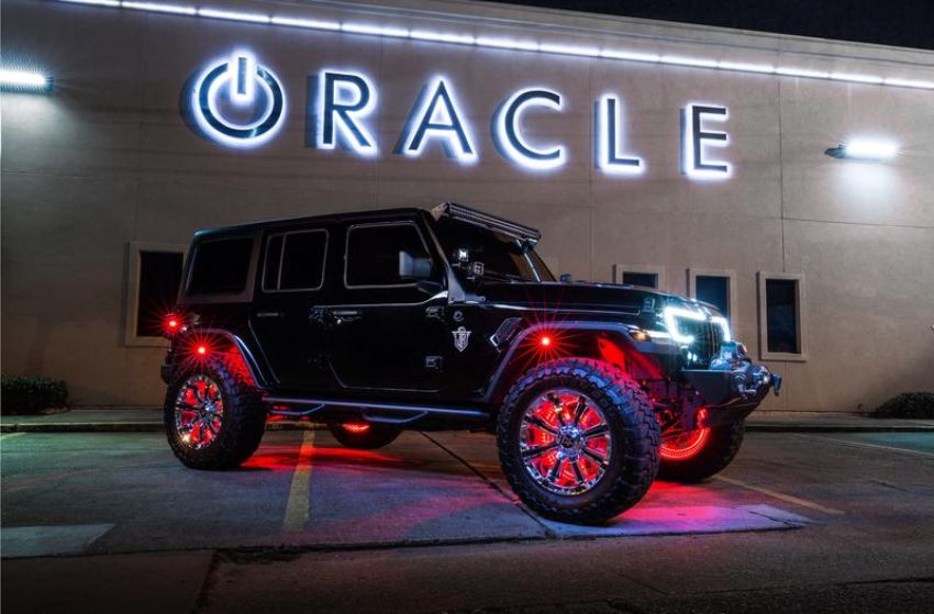 Oracle Lighting 5819-333 Bluetooth + RF ColorSHIFT Underbody Wheel Well Rock Light Kit - 8 PCS