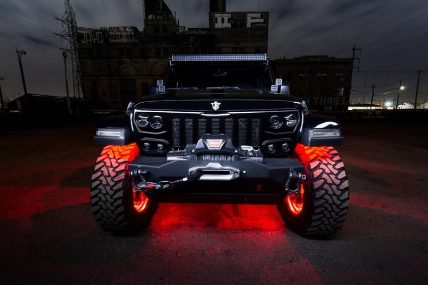 Oracle Lighting 5819-333 Bluetooth + RF ColorSHIFT Underbody Wheel Well Rock Light Kit - 8 PCS
