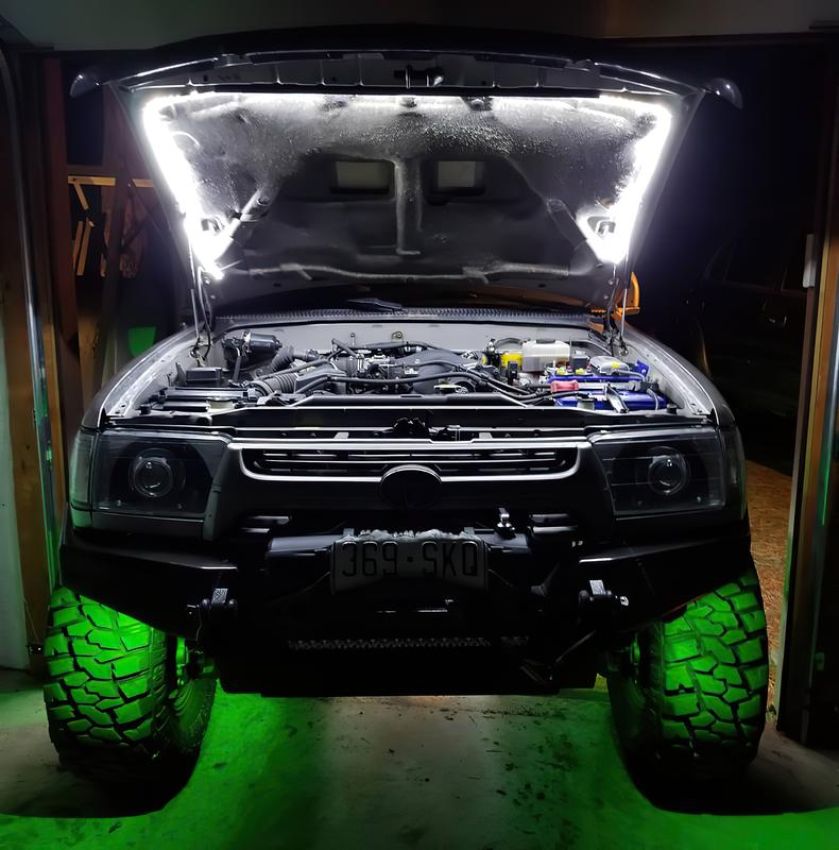 Oracle Lighting 5819-333 Bluetooth + RF ColorSHIFT Underbody Wheel Well Rock Light Kit - 8 PCS