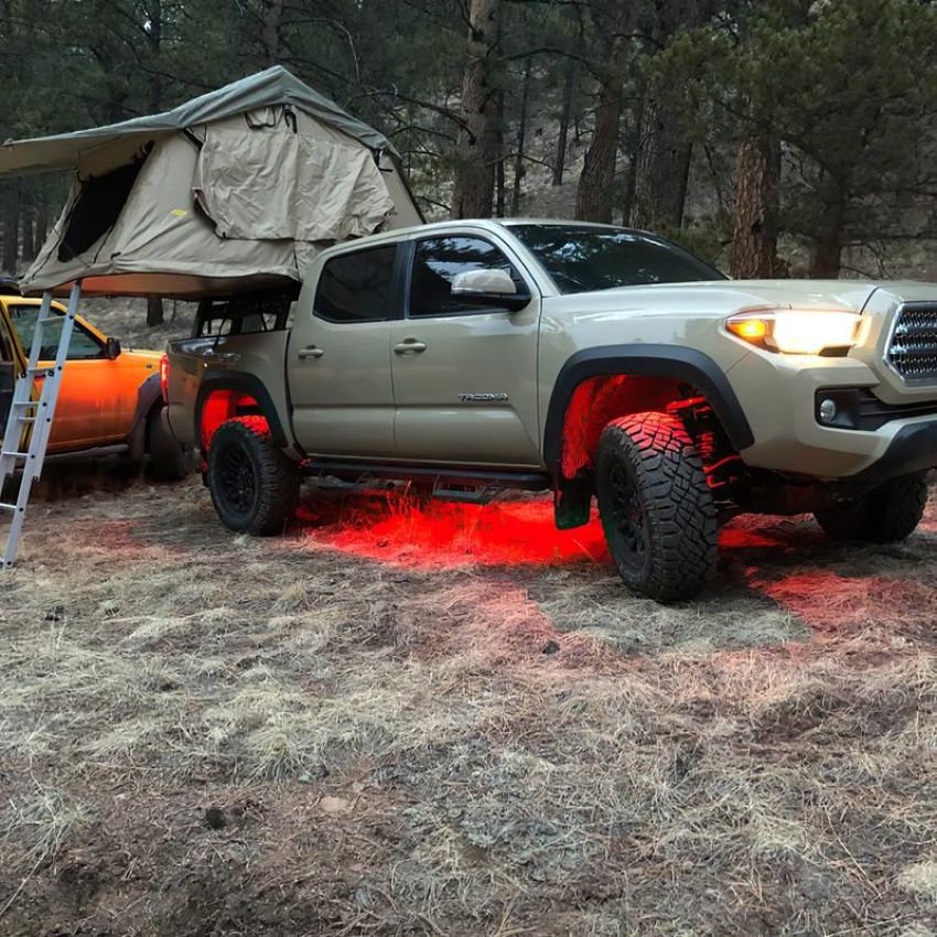 Oracle Lighting 5819-333 Bluetooth + RF ColorSHIFT Underbody Wheel Well Rock Light Kit - 8 PCS