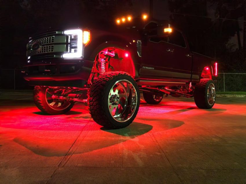 Oracle Lighting 5819-333 Bluetooth + RF ColorSHIFT Underbody Wheel Well Rock Light Kit - 8 PCS