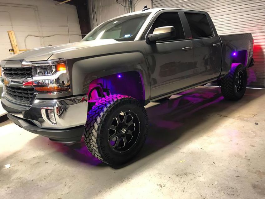 Oracle Lighting 5819-333 Bluetooth + RF ColorSHIFT Underbody Wheel Well Rock Light Kit - 8 PCS
