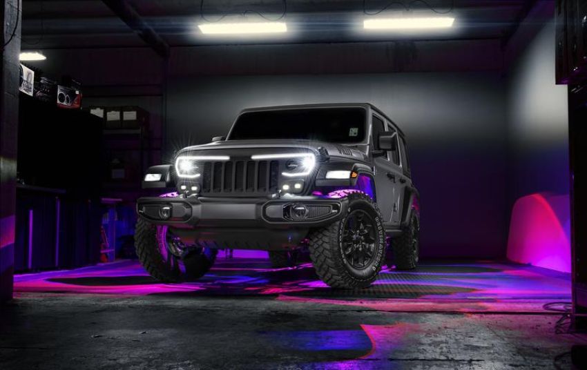 Oracle Lighting 5819-333 Bluetooth + RF ColorSHIFT Underbody Wheel Well Rock Light Kit - 8 PCS