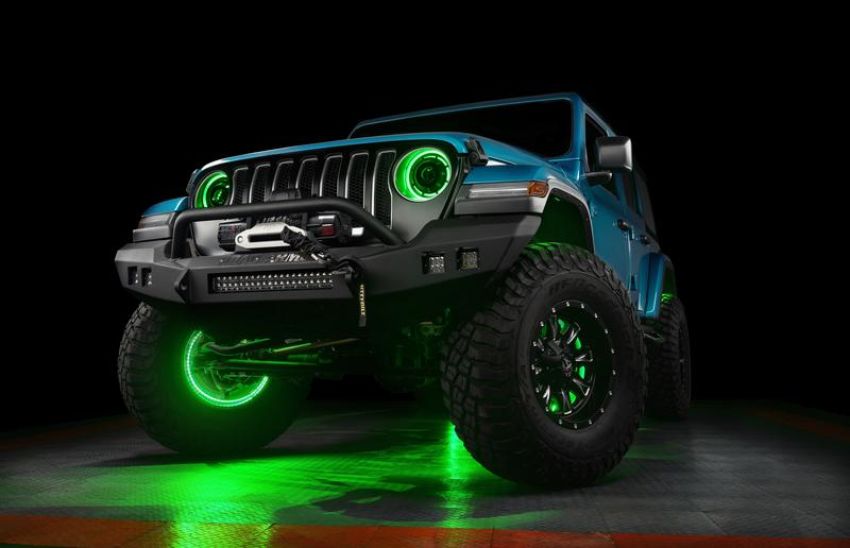 Oracle Lighting 5819-333 Bluetooth + RF ColorSHIFT Underbody Wheel Well Rock Light Kit - 8 PCS