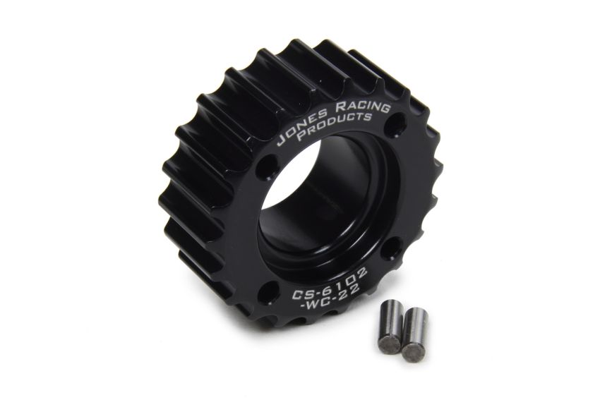 JONES RACING PRODUCTS JRPCS-6102-WC-22 HTD Crankshaft Pulley 22 Tooth 3/16in Dual Dowel