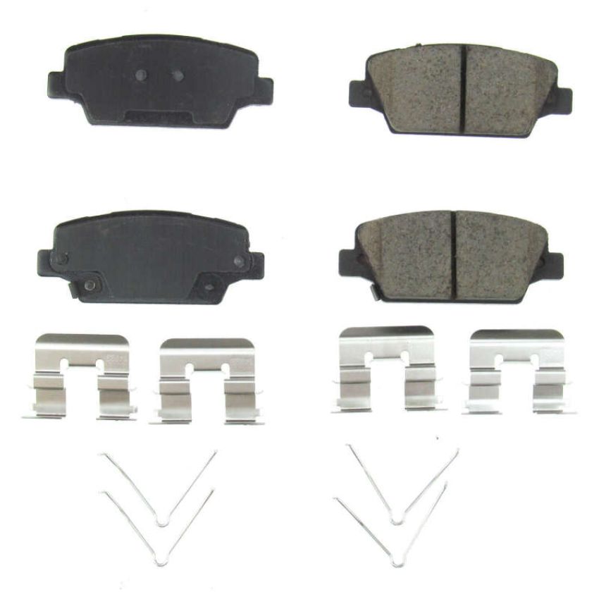 PowerStop 17-2050 PowerStop - Z17 Low-Dust Ceramic Brake Pads with Hardware