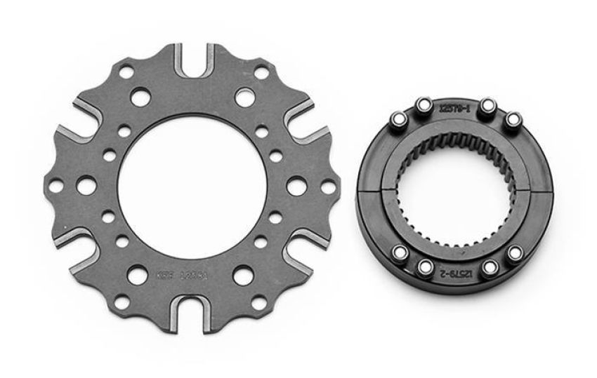Wilwood 270-12634 Hub Kit-Splined Midget Axle Clamp-Dynamic 6 x 5.50 BC w/ T-Nuts (GEN II)