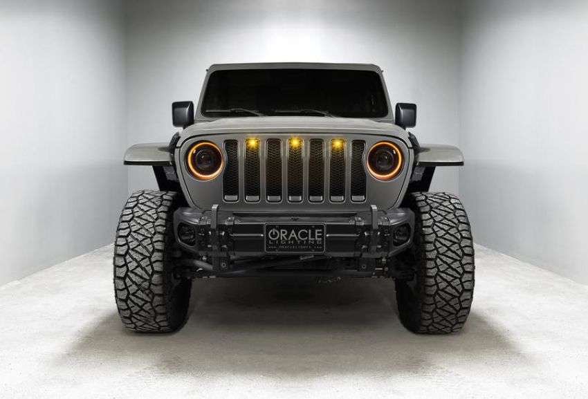 Oracle Lighting 5839-023 Oculus Switchback Bi-LED Projector Headlights -Jeep Wrangler JL/Gladiator JT