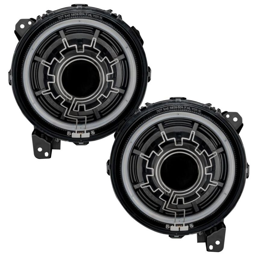Oracle Lighting 5839-111 Oculus Heated Lens Bi-LED Projector Headlights-Jeep Wrangler JL/Gladiator JT