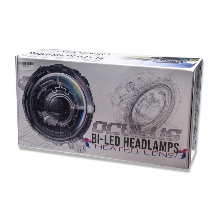 Oracle Lighting 5839-111 Oculus Heated Lens Bi-LED Projector Headlights-Jeep Wrangler JL/Gladiator JT