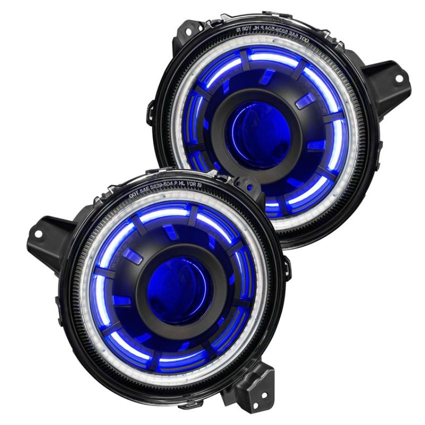 Oracle Lighting 5839-334 Oculus Bi-LED Projector Headlights -Jeep Wrangler JL / Gladiator JT