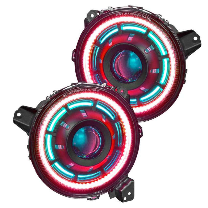 Oracle Lighting 5839-334 Oculus Bi-LED Projector Headlights -Jeep Wrangler JL / Gladiator JT