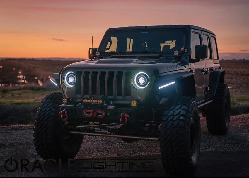 Oracle Lighting 5839-504 Oculus Bi-LED Projector Headlights for Jeep Wrangler JL / Gladiator JT