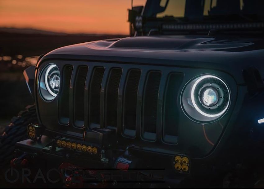Oracle Lighting 5839-504 Oculus Bi-LED Projector Headlights for Jeep Wrangler JL / Gladiator JT