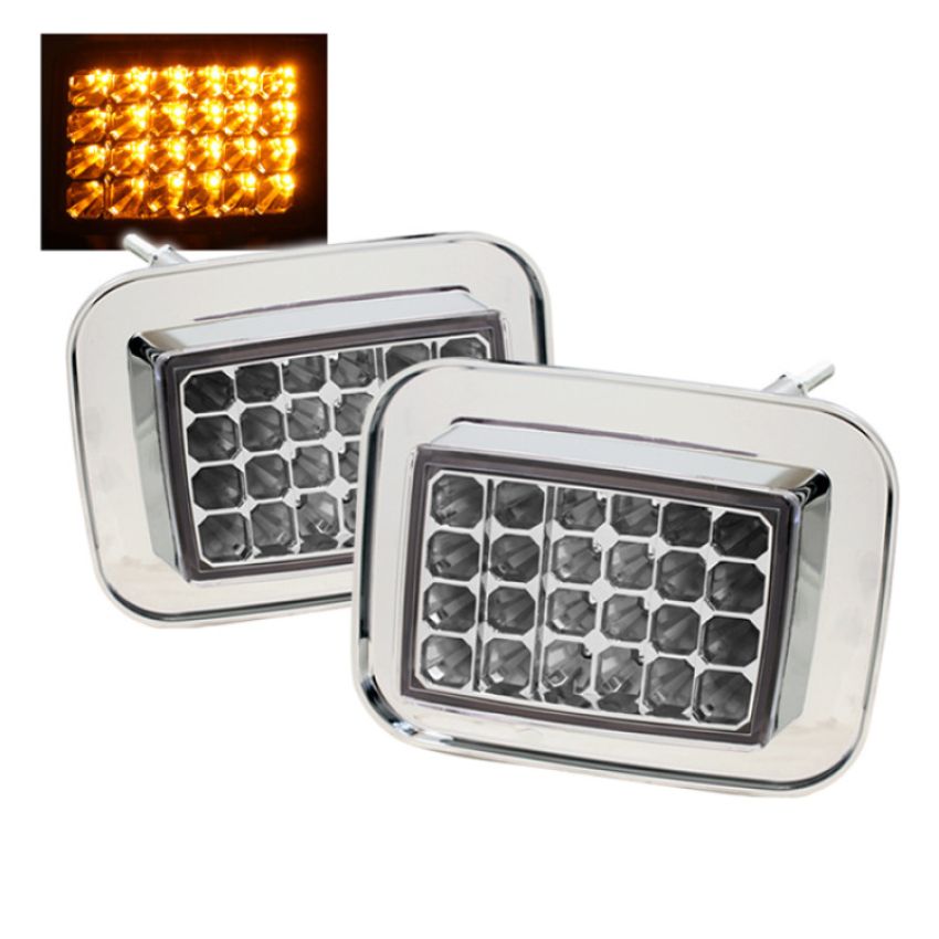 SPYDER 5016683 Xtune Hummer H2 Corner Lights Clear CCL-HUMMER-C