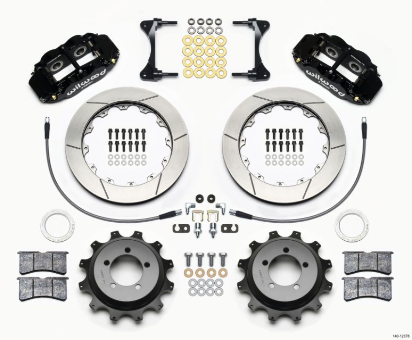 Wilwood 140-12878 Narrow Superlite 4R Rear Kit 12.88in 99-05 WRX / 99-07 Impreza