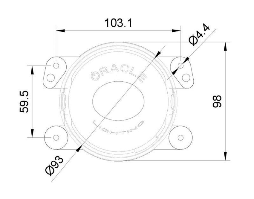Oracle Lighting 5846-005 High Performance Fog Lights, Amber