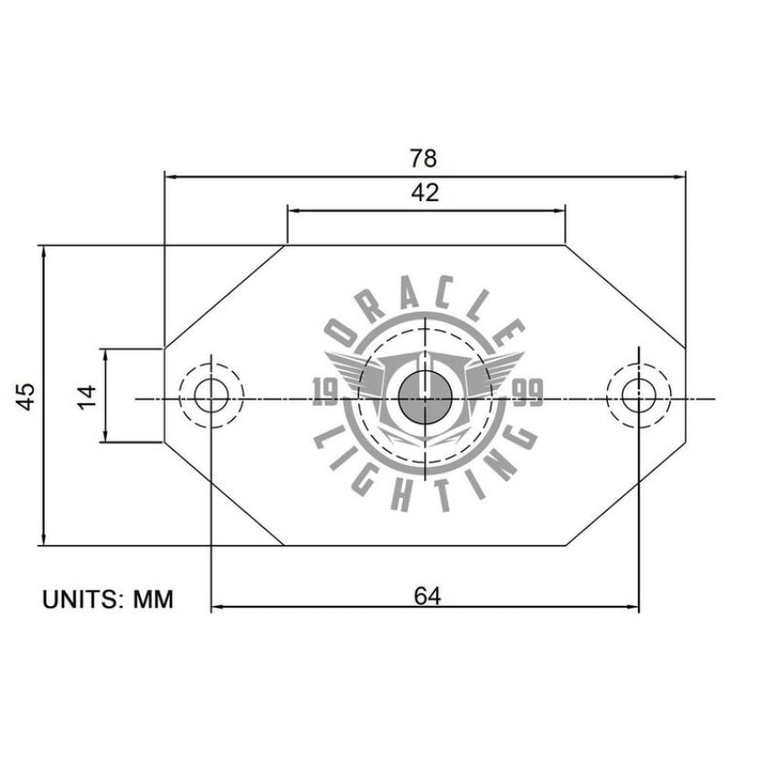 Oracle Lighting 5848-504 ORACLE Lighting Magnet Adapter Kit for LED Rock Lights