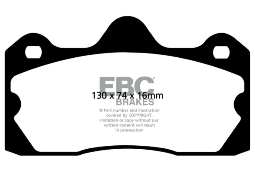 EBC Brakes DP3060C Redstuff Ceramic Low Dust Brake Pads