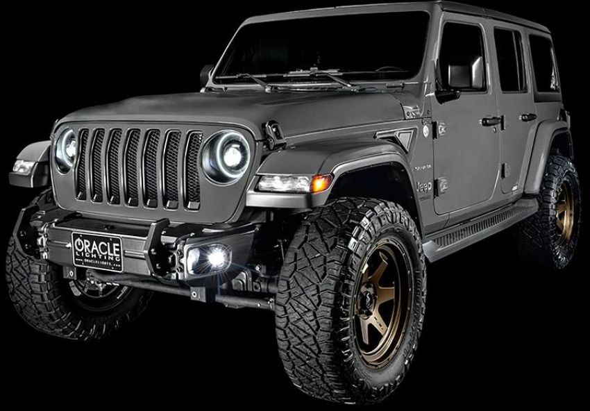 Oracle Lighting 5853-504 ORACLE Lighting Jeep Wrangler JL/Gladiator JT Smoked Lens LED Front Sidemarkers