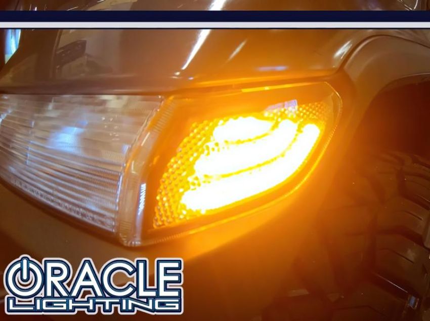 Oracle Lighting 5853-504 ORACLE Lighting Jeep Wrangler JL/Gladiator JT Smoked Lens LED Front Sidemarkers