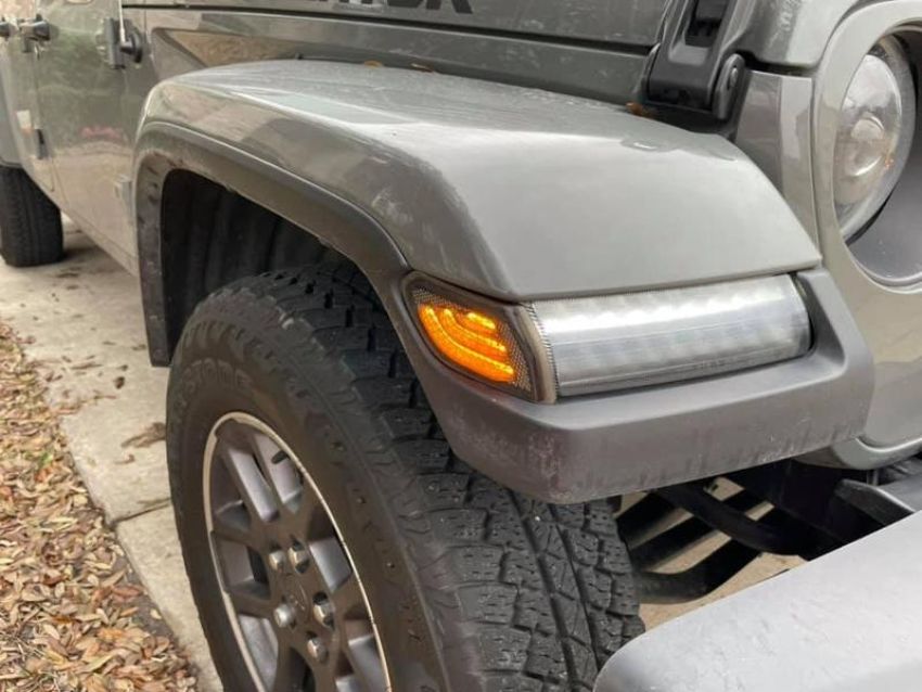 Oracle Lighting 5853-504 ORACLE Lighting Jeep Wrangler JL/Gladiator JT Smoked Lens LED Front Sidemarkers