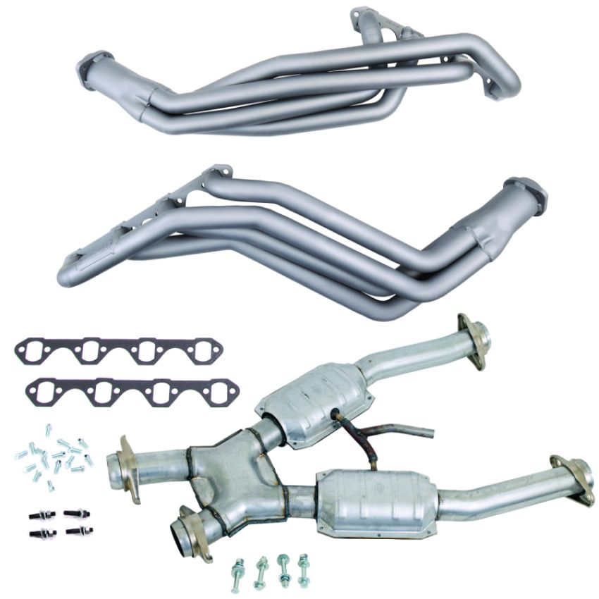 BBK 15192 94-95 Ford Mustang 5.0L 1-5/8 Long Tube Headers w/High Flow Catted X-Pipe (Ti Ceramic)