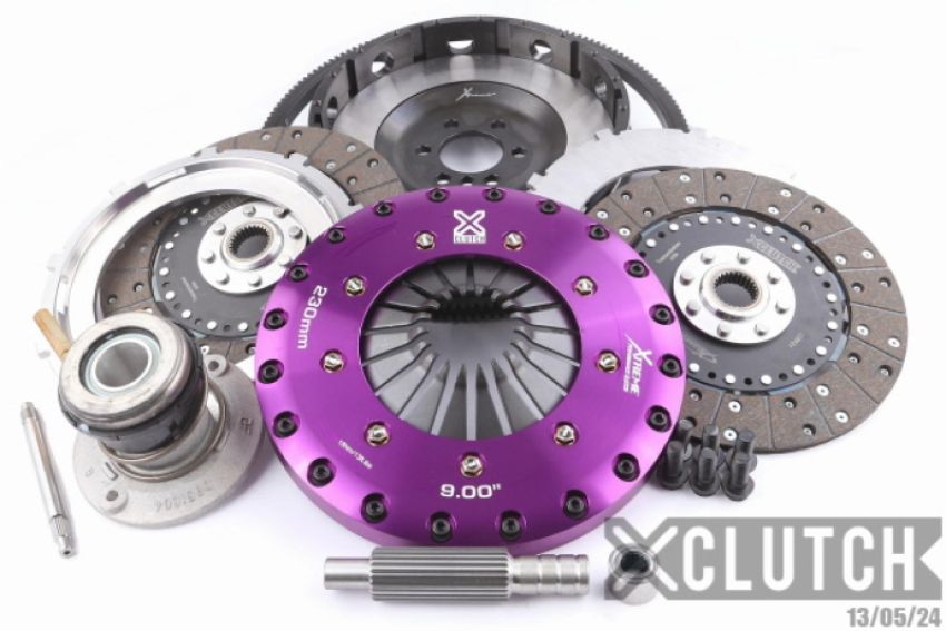 XCLUTCH XKGM23630-2G 98-02 Chevrolet Camaro Z28 5.7L 9in Twin Solid Organic Clutch Kit