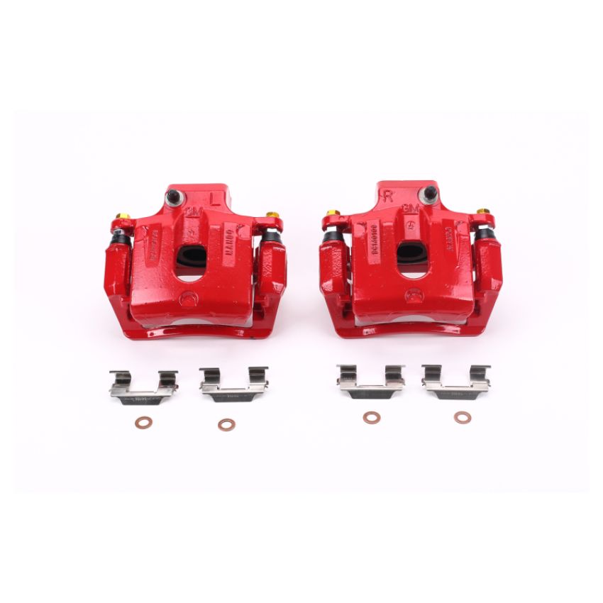 PowerStop S5058 Red Powder Coated Calipers