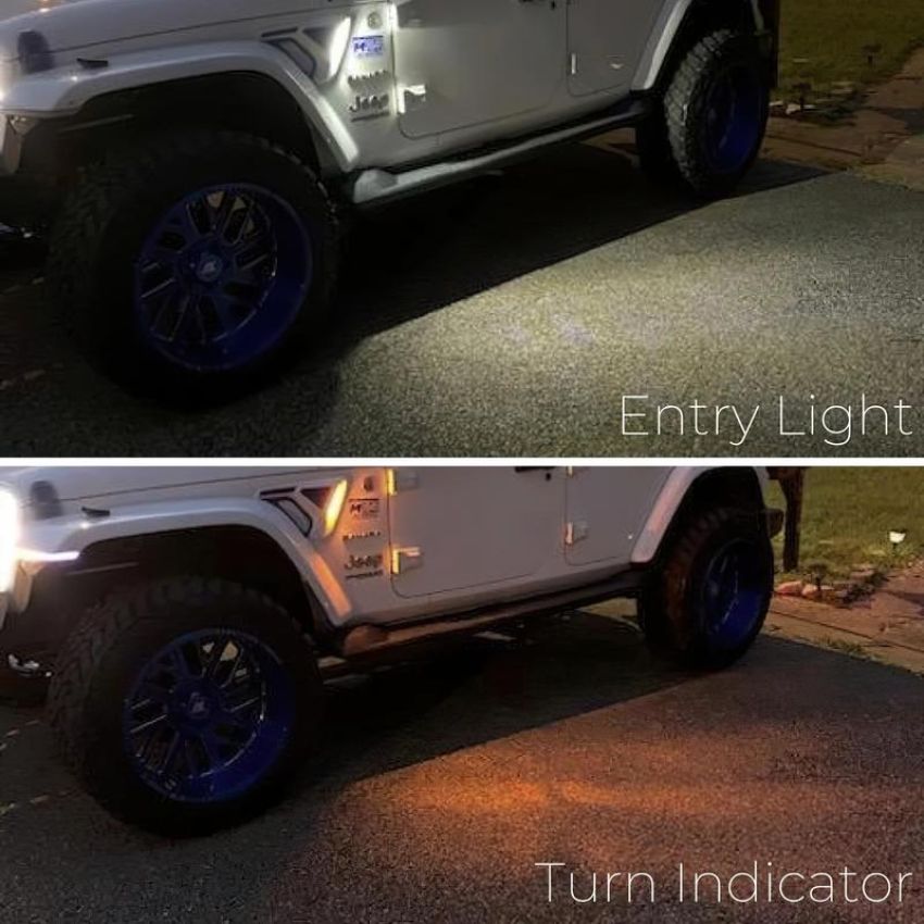 Oracle Lighting 5861-504 Sidetrack LED Lighting System For Jeep Wrangler JL / Gladiator JT