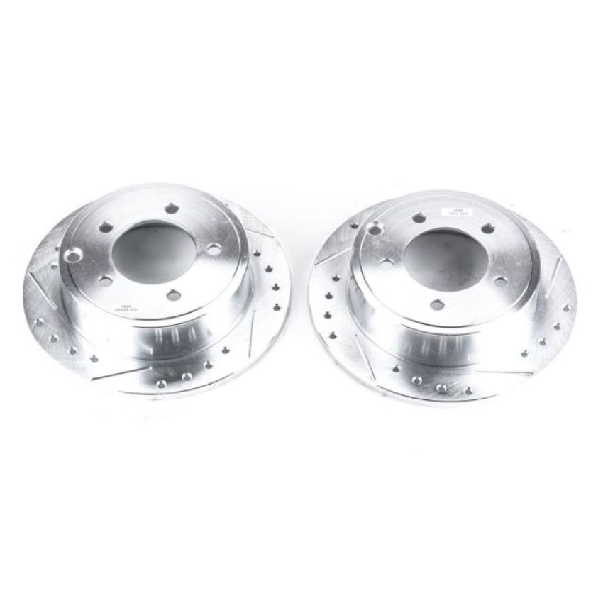 PowerStop AR8370XPR PowerStop Evolution Performance Drilled, Slotted & Plated Brake Rotor Pair