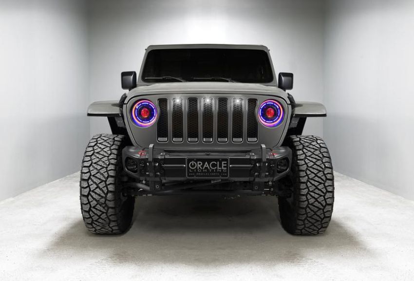 Oracle Lighting 5870-001 ORACLE Lighting Pre-Runner Style LED Grill Kit for Jeep Wrangler JL