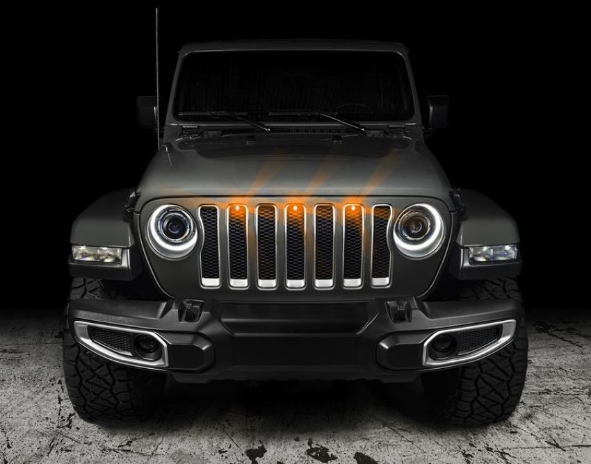 Oracle Lighting 5871-005 ORACLE Lighting Pre-Runner Style LED Grill Kit for Jeep Gladiator JT