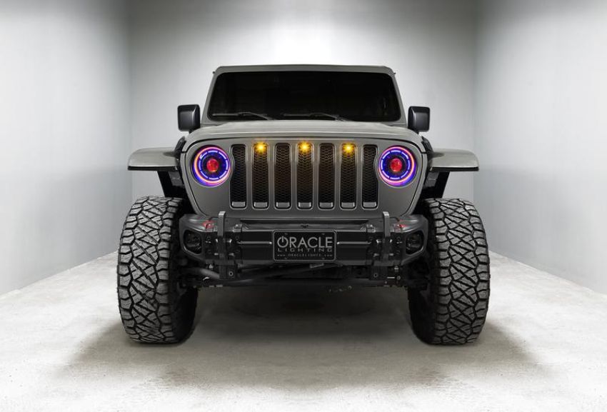 Oracle Lighting 5871-005 ORACLE Lighting Pre-Runner Style LED Grill Kit for Jeep Gladiator JT