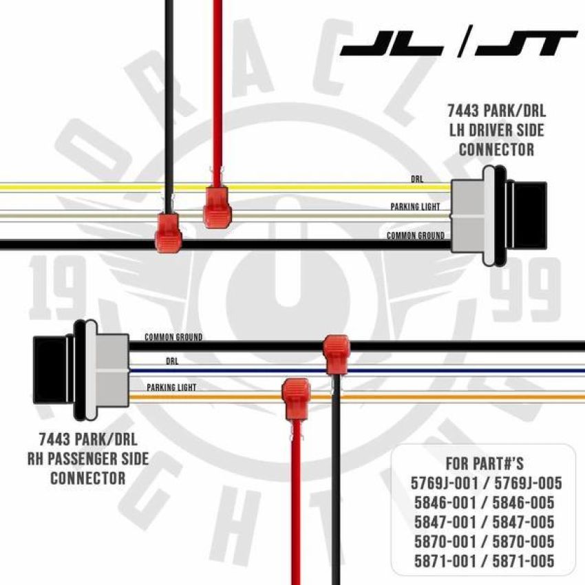 Oracle Lighting 5871-005 ORACLE Lighting Pre-Runner Style LED Grill Kit for Jeep Gladiator JT